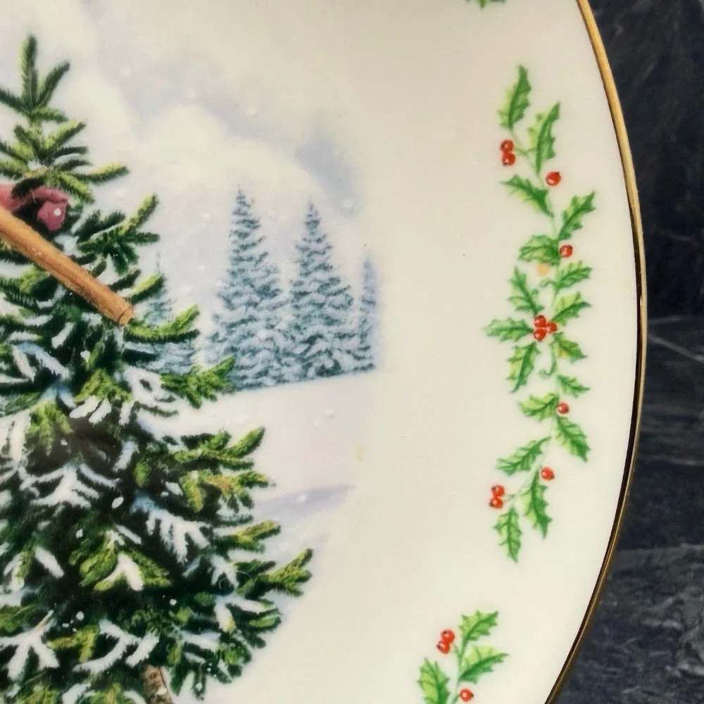 1992 LENOX COLLECTIONS “Kris Kringle” Collector Plate #P0411